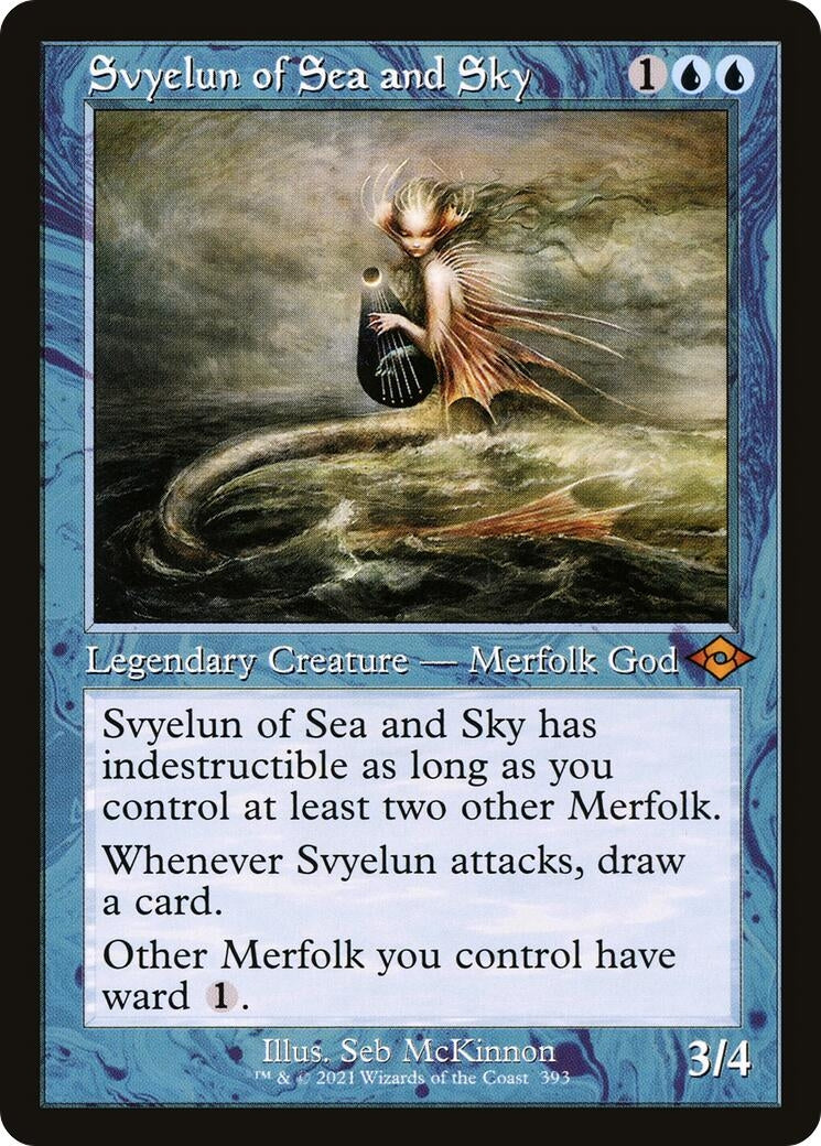 Image for Svyelun of Sea and Sky (Retro Frame) (393) - Magic: The Gathering