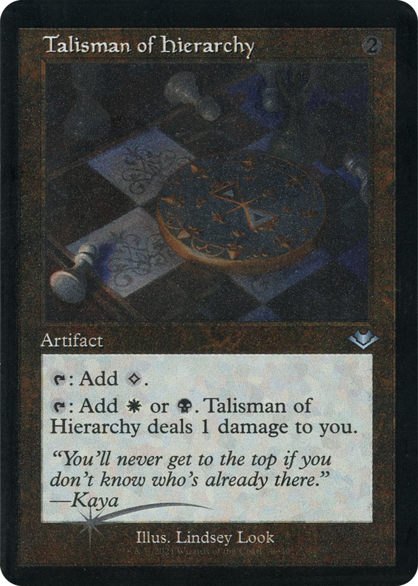 Image for Talisman of Hierarchy (Retro Frame) (Foil Etched) (36) - Magic: The Gathering