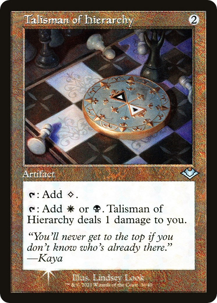 Image for Talisman of Hierarchy (Retro Frame) (36) - Magic: The Gathering