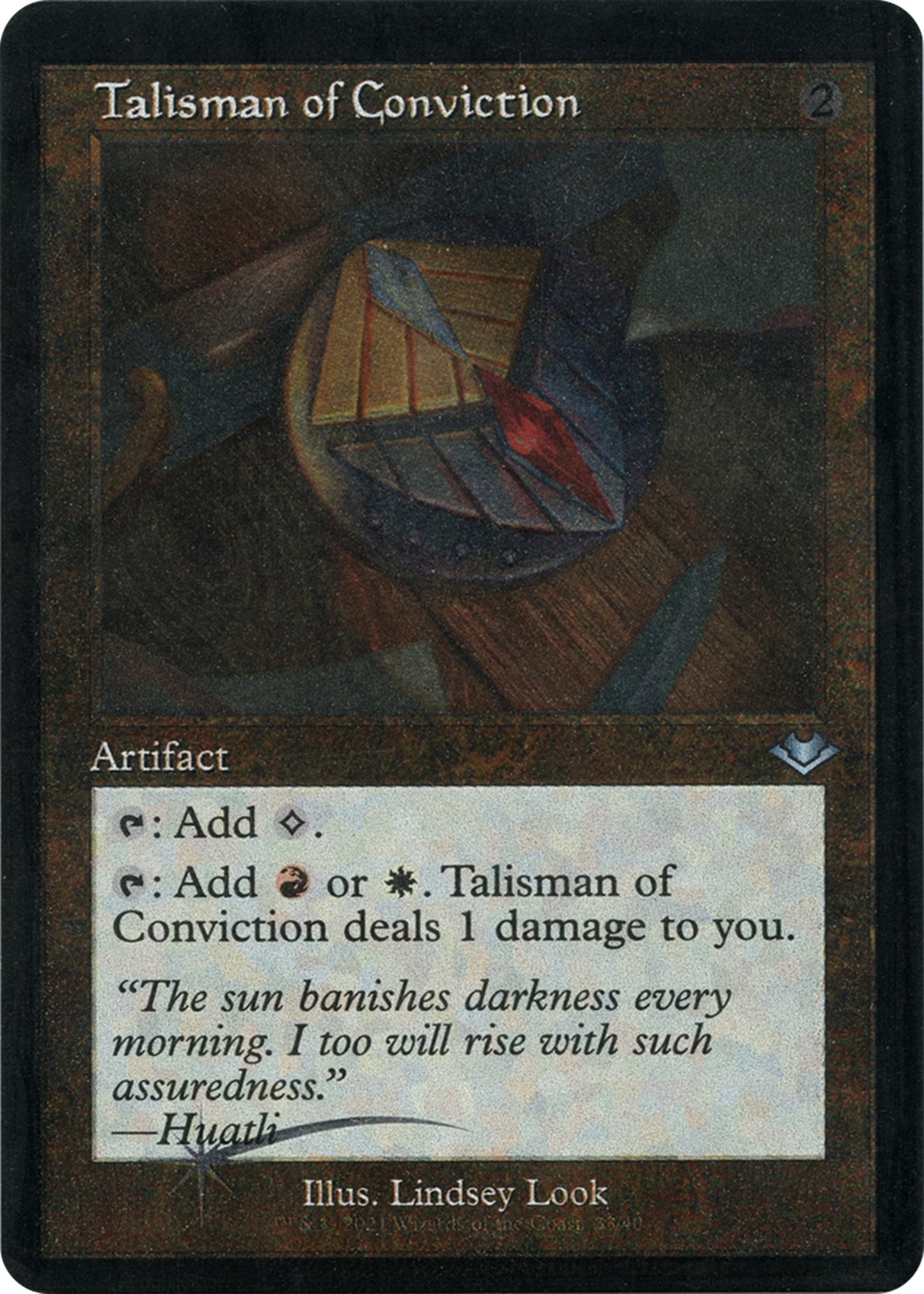 Image for Talisman of Conviction (Retro Frame) (Foil Etched) (33) - Magic: The Gathering