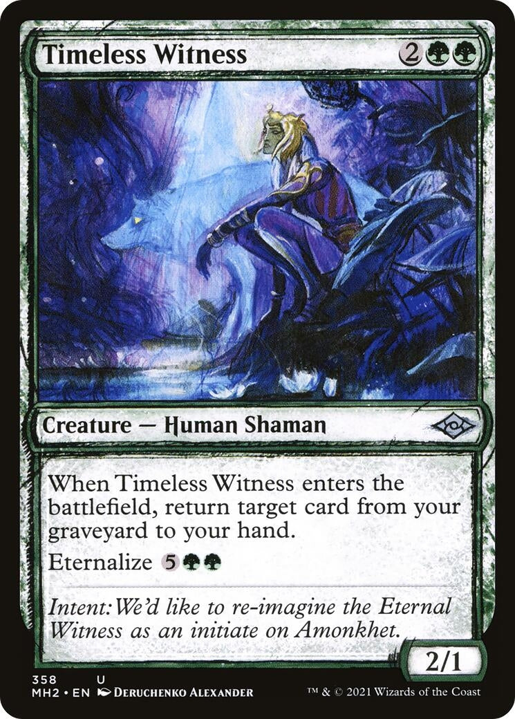 Image for Timeless Witness (Showcase) (358) - Magic: The Gathering