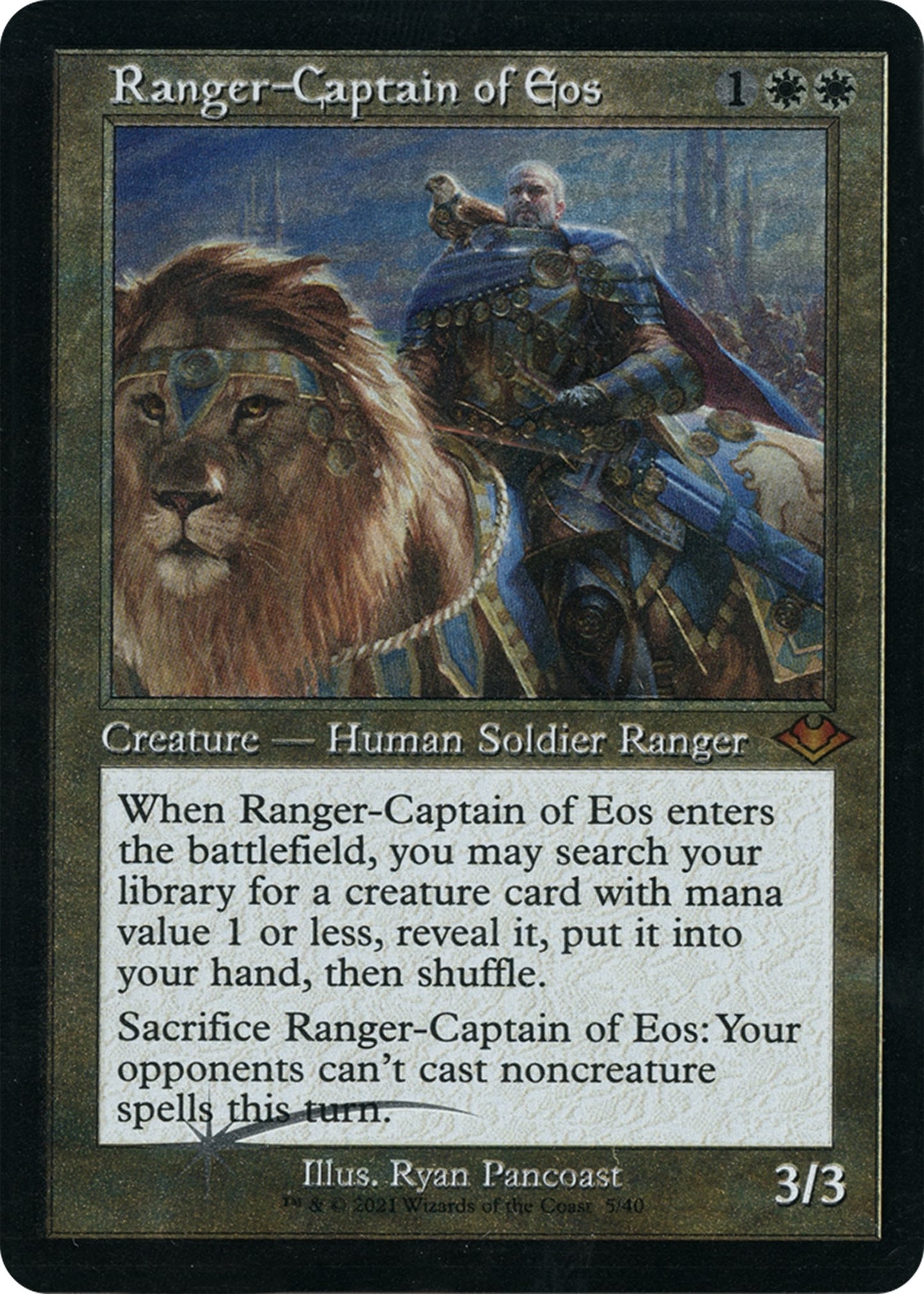 Image for Ranger-Captain of Eos (Retro Frame) (Foil Etched) (5) - Magic: The Gathering