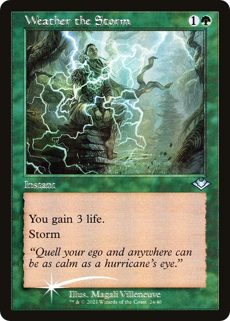 Image for Weather the Storm (Retro Frame) (24) - Magic: The Gathering