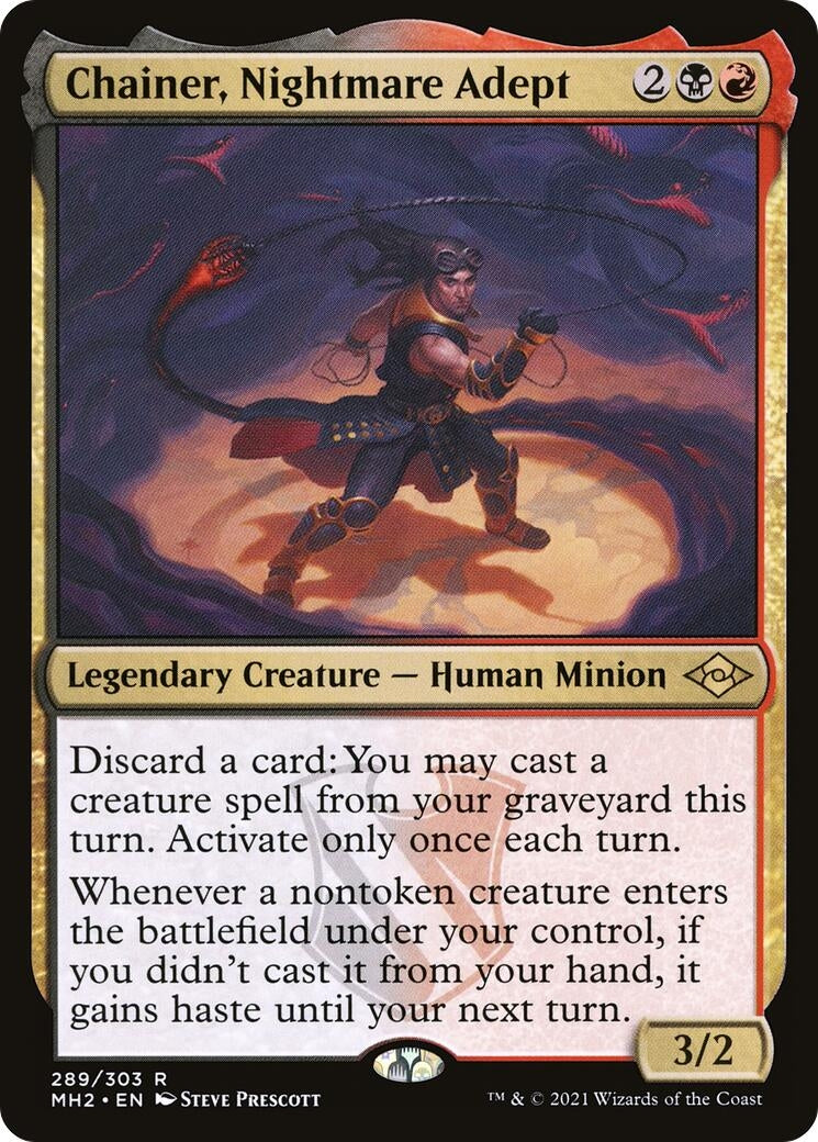 Image for Chainer, Nightmare Adept (289) - Magic: The Gathering