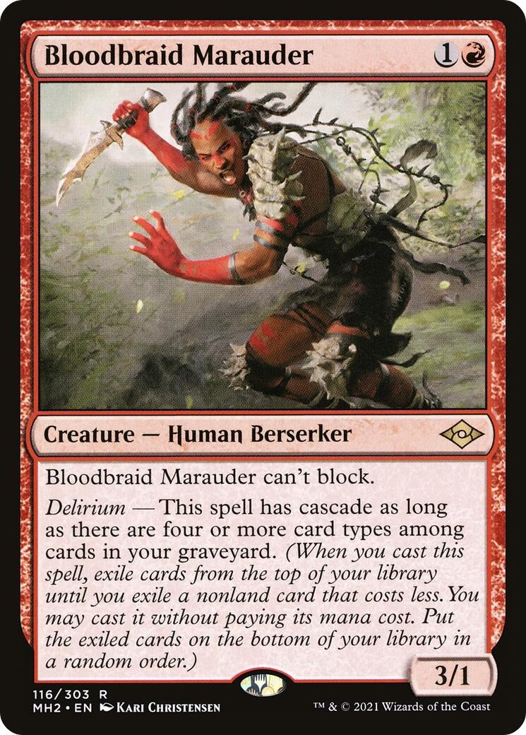 Image for Bloodbraid Marauder (116) - Magic: The Gathering