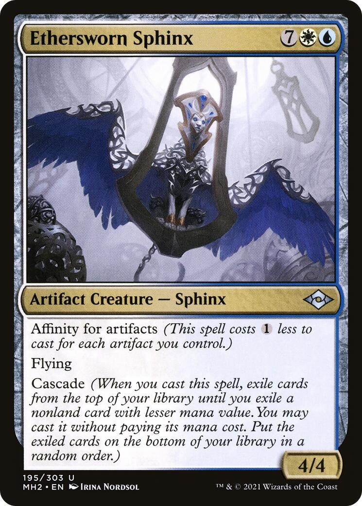 Image for Ethersworn Sphinx (195) - Magic: The Gathering