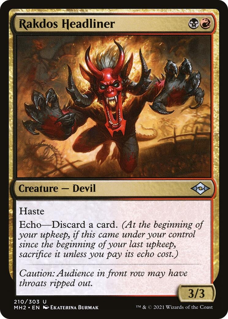 Image for Rakdos Headliner (210) - Magic: The Gathering
