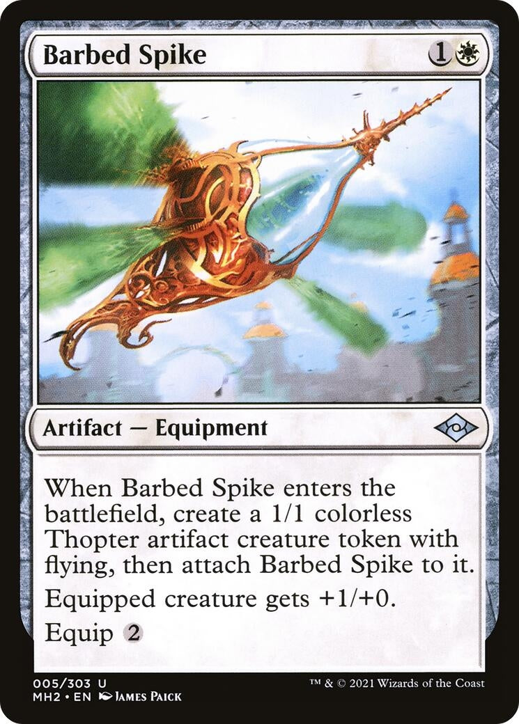 Image for Barbed Spike (5) - Magic: The Gathering