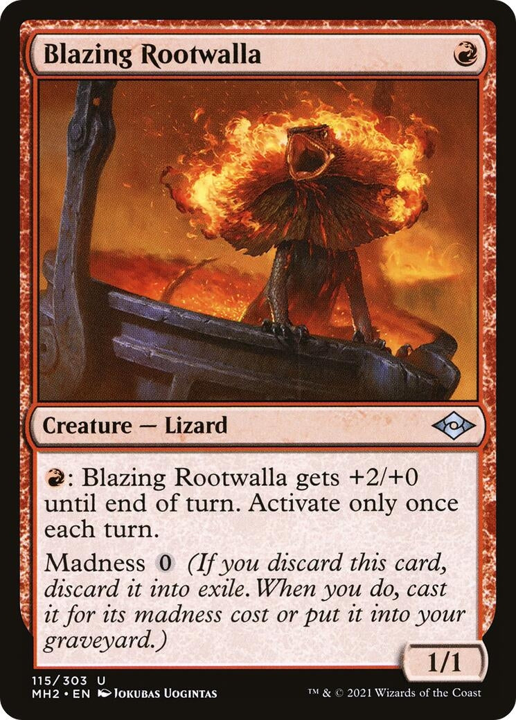 Image for Blazing Rootwalla (115) - Magic: The Gathering