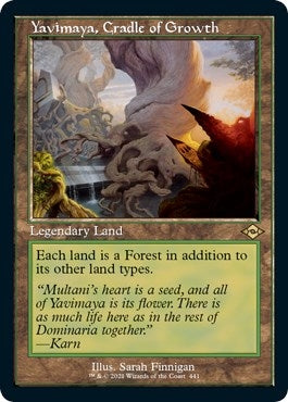 Image for Yavimaya, Cradle of Growth (Retro Frame) (Foil Etched) (441) - Magic: The Gathering