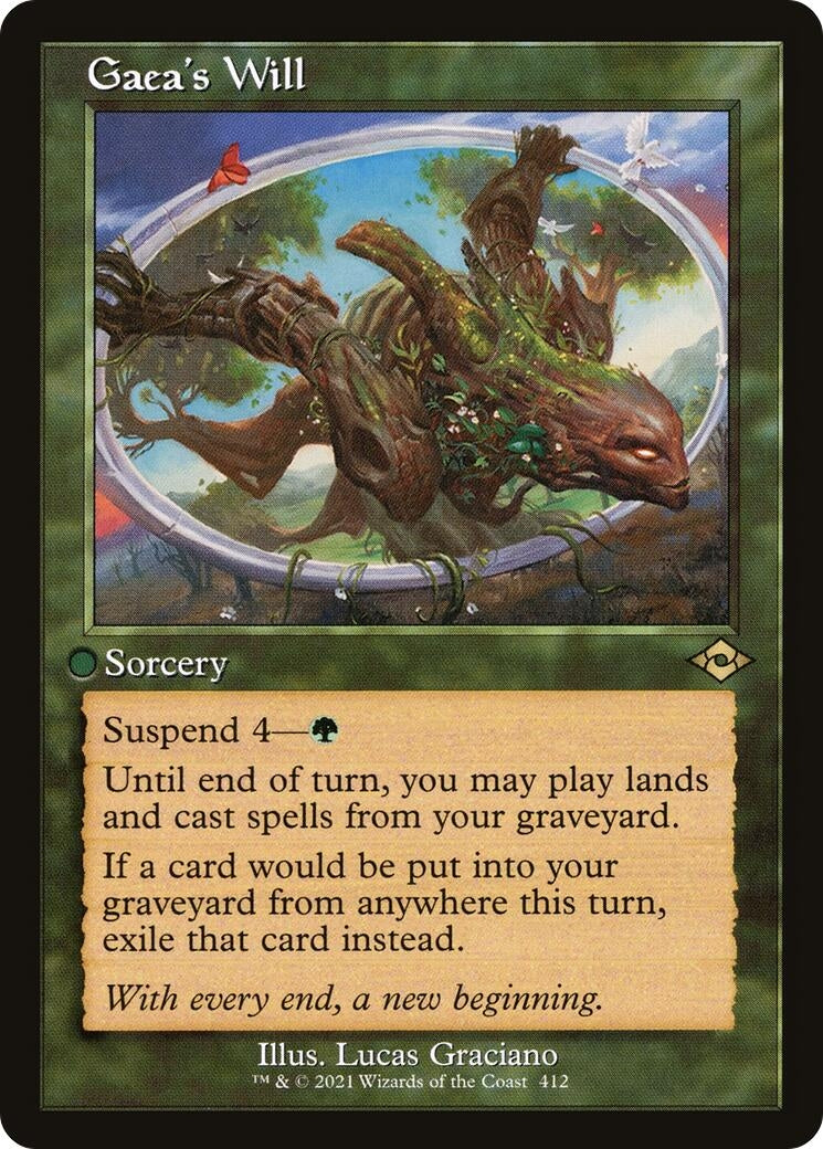 Image for Gaea's Will (Retro Frame) (412) - Magic: The Gathering