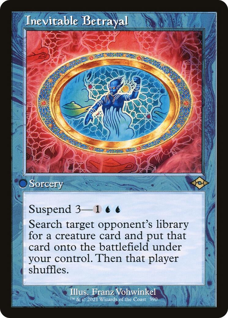 Image for Inevitable Betrayal (Retro Frame) (390) - Magic: The Gathering