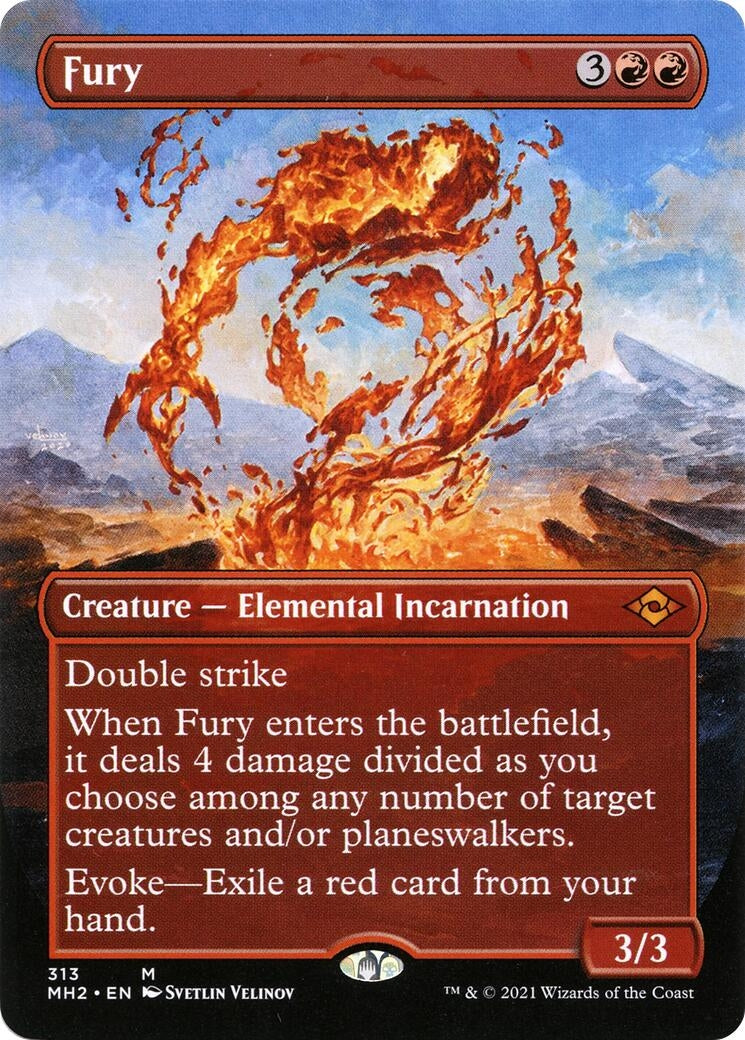 Image for Fury (Borderless) (313) - Magic: The Gathering