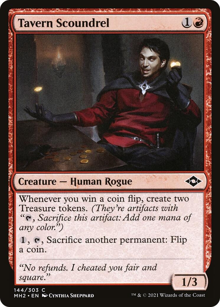 Image for Tavern Scoundrel (144) - Magic: The Gathering