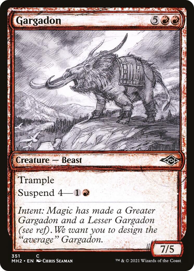 Image for Gargadon (Showcase) (351) - Magic: The Gathering