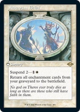 Image for Resurgent Belief (Retro Frame) (Foil Etched) (385) - Magic: The Gathering