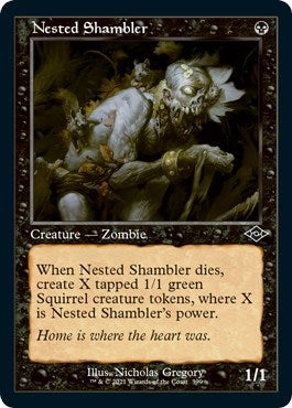 Image for Nested Shambler (Retro Frame) (Foil Etched) (399) - Magic: The Gathering