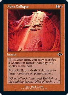 Image for Mine Collapse (Retro Frame) (Foil Etched) (408) - Magic: The Gathering