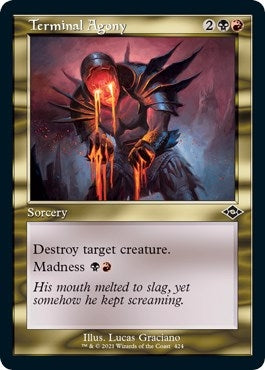 Image for Terminal Agony (Retro Frame) (Foil Etched) (424) - Magic: The Gathering