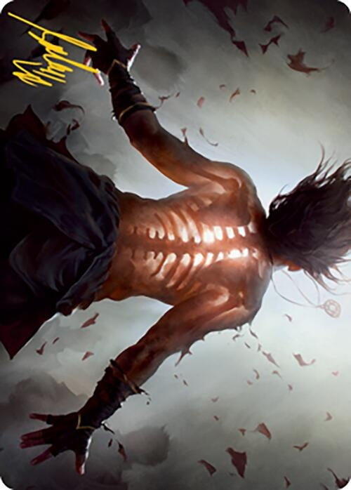 Image for Piercing Rays Art Card (Gold-Stamped Signature) (4) (ASMH2) - Magic: The Gathering