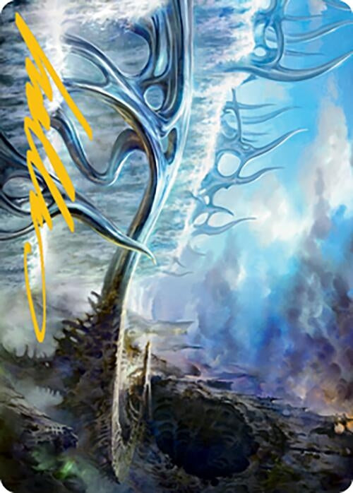 Image for Mistvault Bridge Art Card (Gold-Stamped Signature) (75) (ASMH2) - Magic: The Gathering
