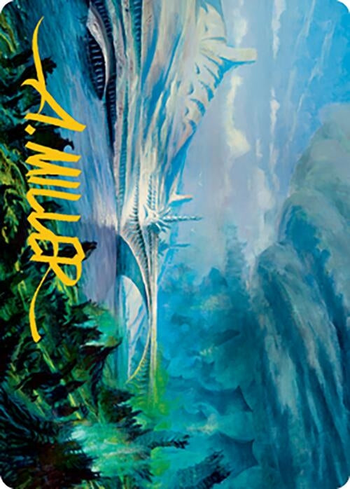 Image for Goldmire Bridge Art Card (Gold-Stamped Signature) (74) (ASMH2) - Magic: The Gathering