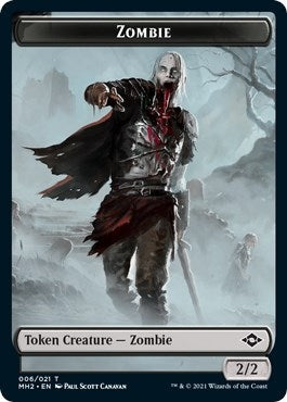 Image for Zombie Token (6) - Magic: The Gathering