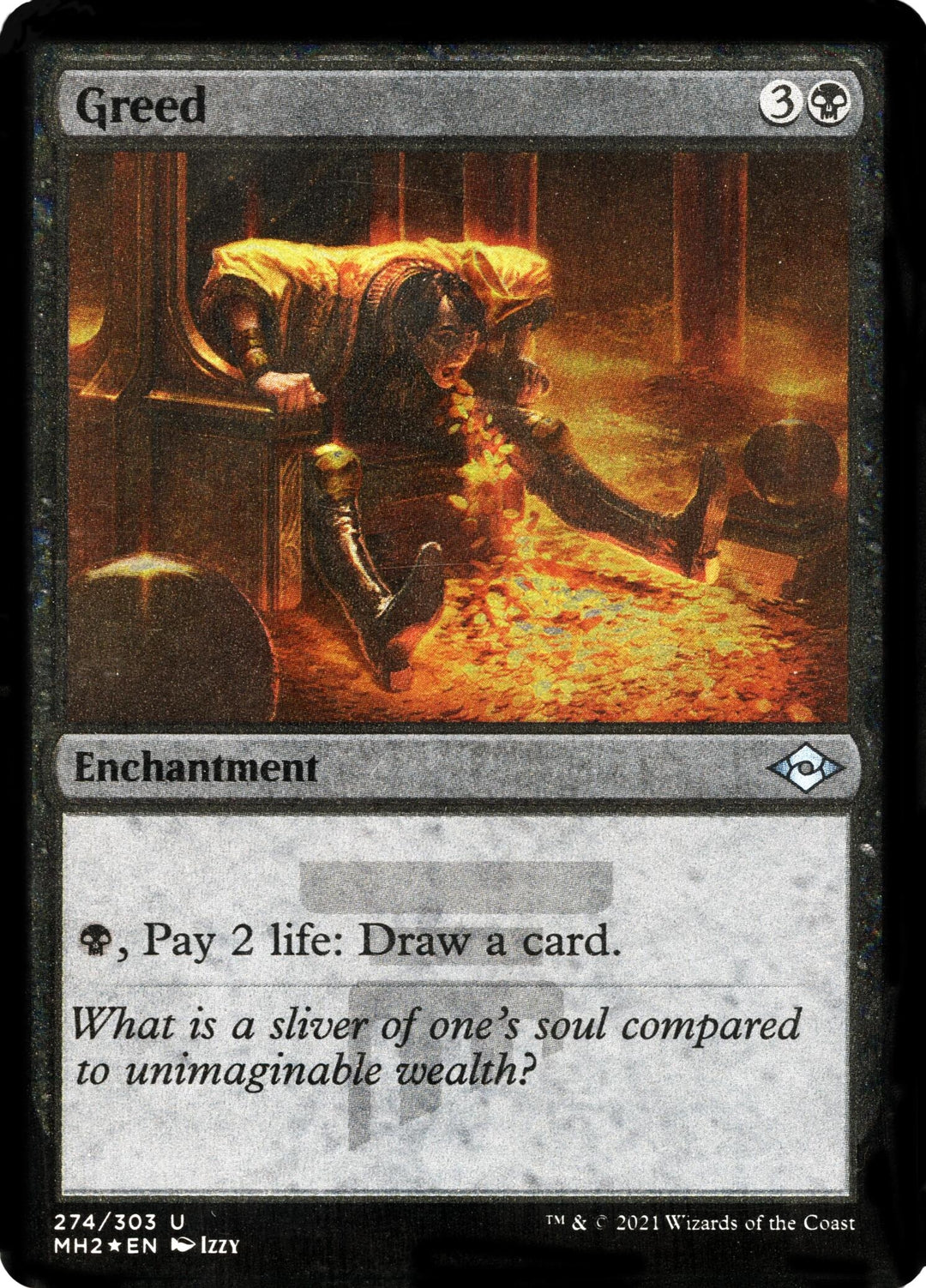 Image for Greed (Foil Etched) (274) - Magic: The Gathering