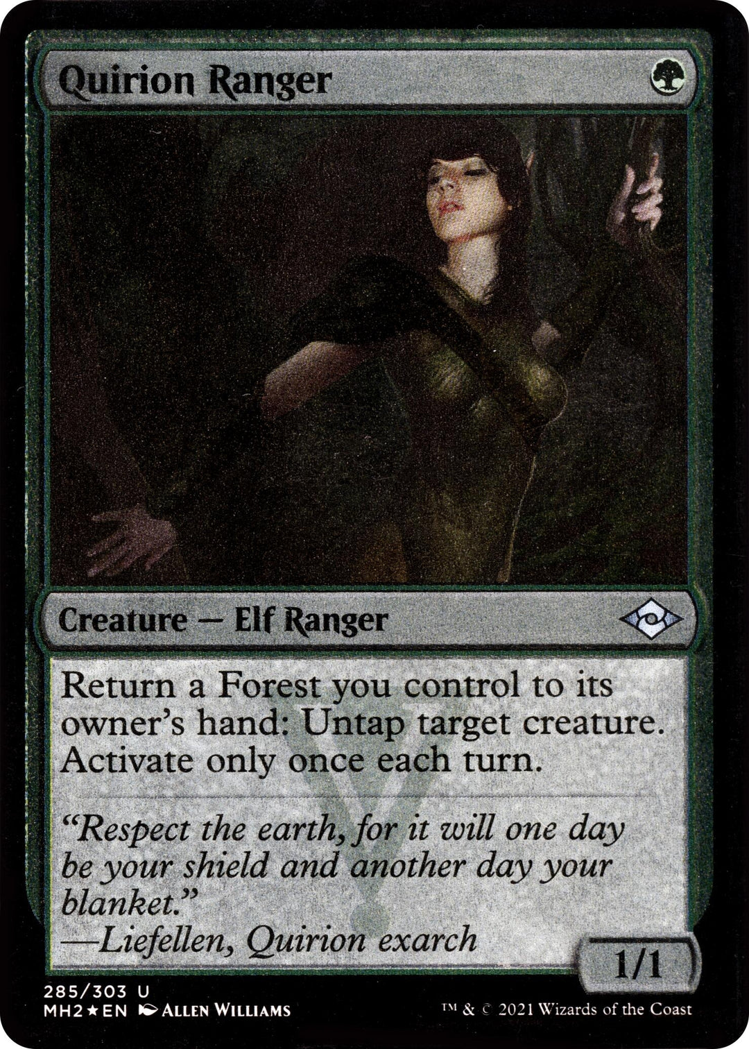 Image for Quirion Ranger (Foil Etched) (285) - Magic: The Gathering