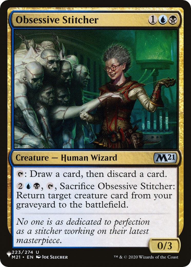 Image for Obsessive Stitcher (223/274) (LIST) - Magic: The Gathering