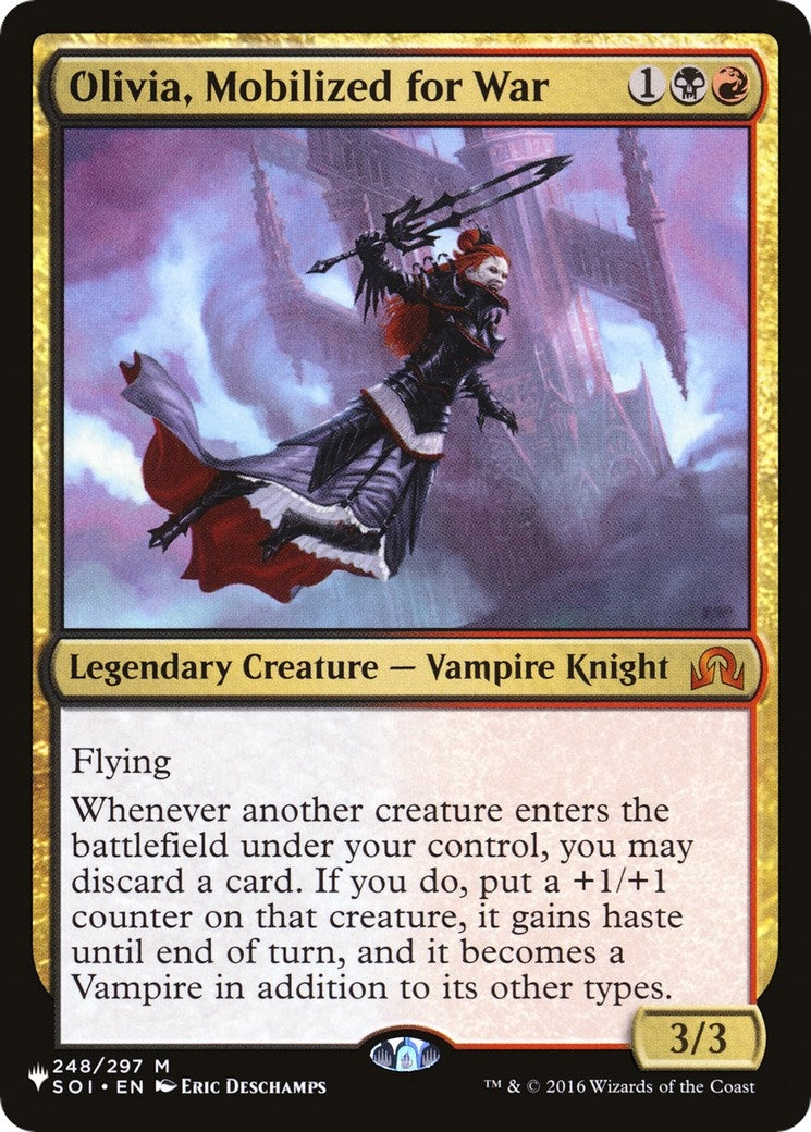 Image for Olivia, Mobilized for War (248/297) (LIST) - Magic: The Gathering