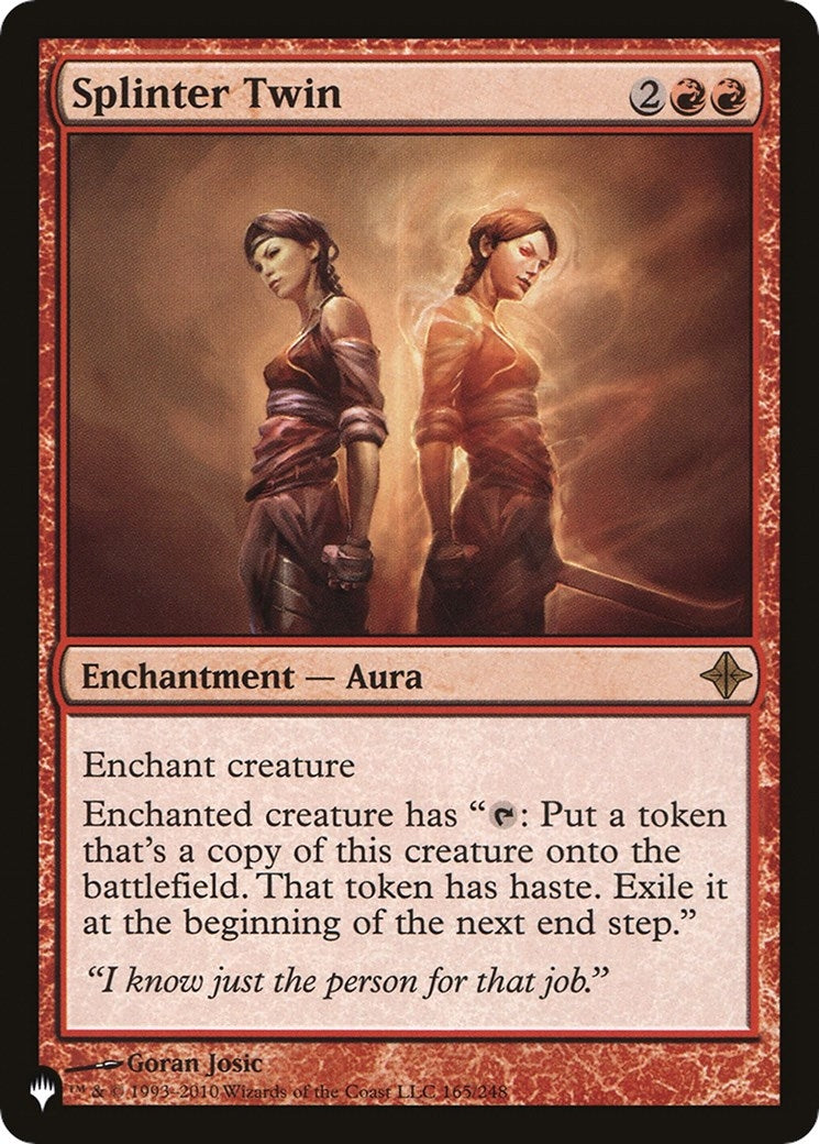 Image for Splinter Twin (165/248) (LIST) - Magic: The Gathering