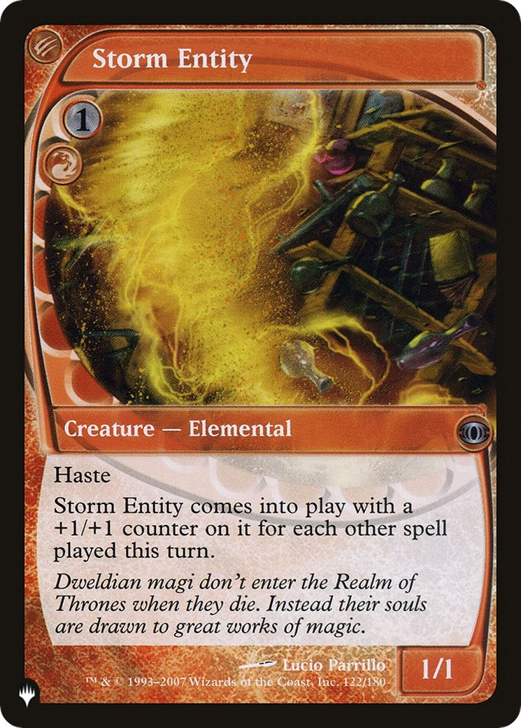 Image for Storm Entity (122/180) (LIST) - Magic: The Gathering
