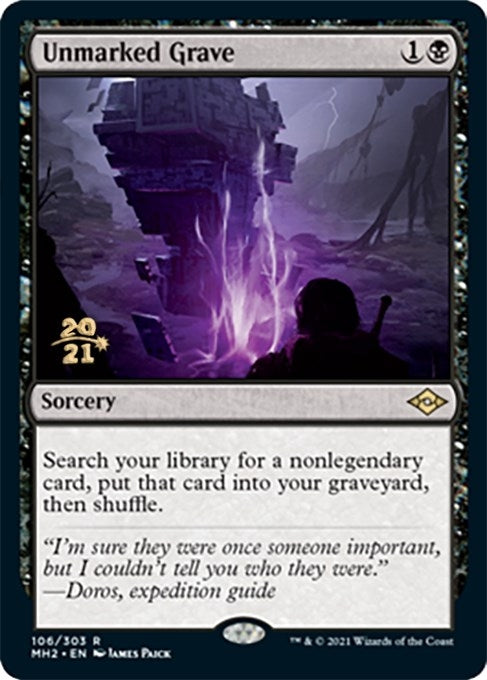 Image for Unmarked Grave (106) - Magic: The Gathering