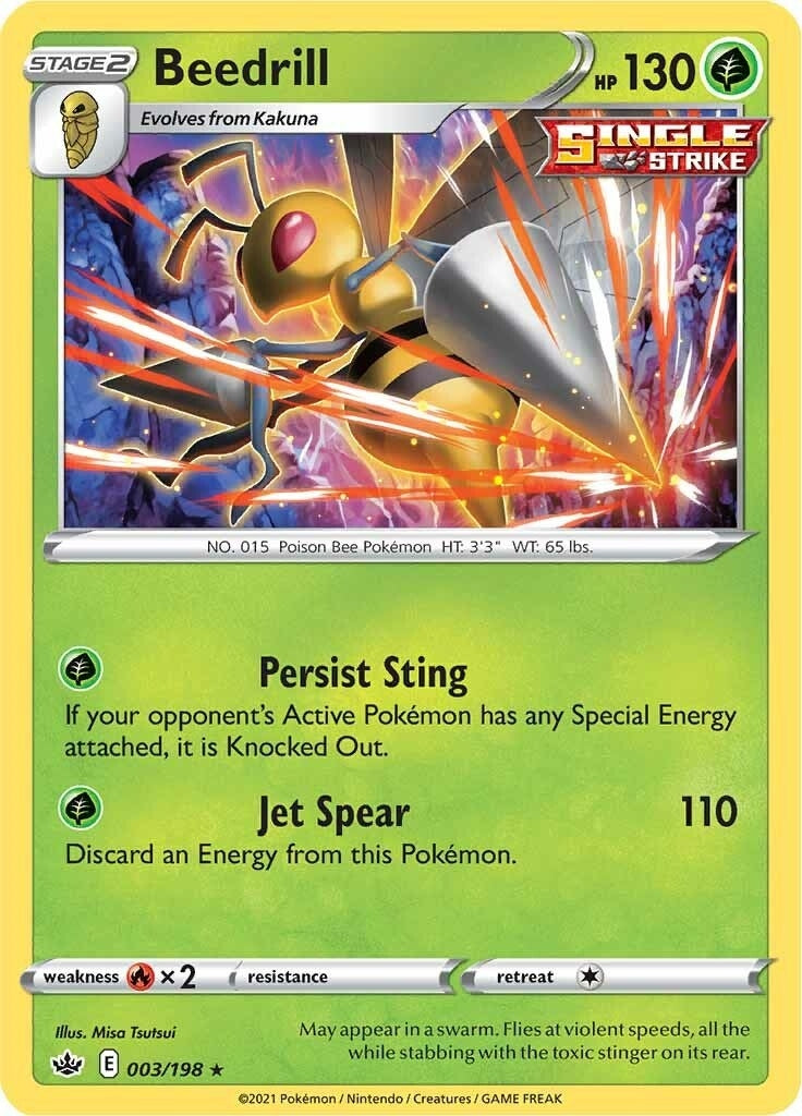 Image for Beedrill (003/198) (SWSH06) - Pokemon