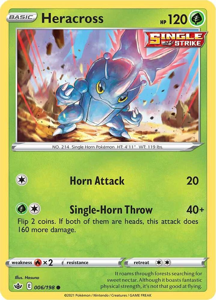 Image for Heracross (006/198) (SWSH06) - Pokemon