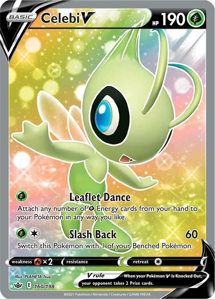 Image for Celebi V (Full Art) (160/198) (SWSH06) - Pokemon