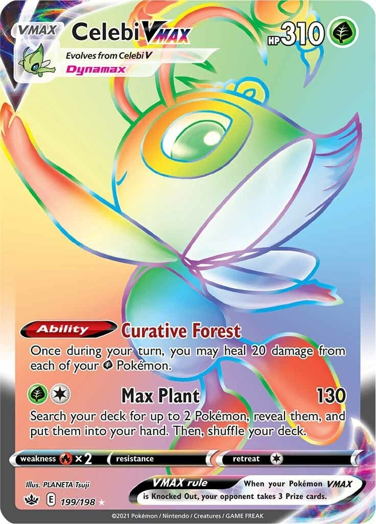 Image for Celebi VMAX (Secret) (199/198) (SWSH06) - Pokemon