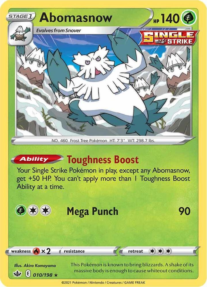 Abomasnow (010/198) (SWSH06)