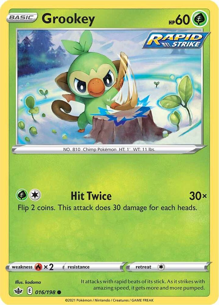 Image for Grookey (016/198) (SWSH06) - Pokemon
