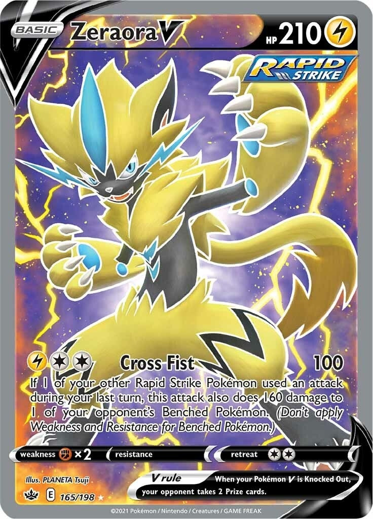 Image for Zeraora V (Full Art) (165/198) (SWSH06) - Pokemon
