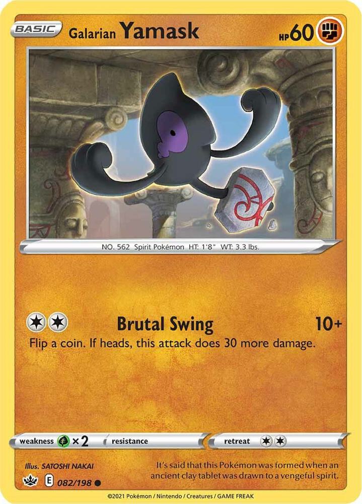 Image for Galarian Yamask (082/198) (SWSH06) - Pokemon
