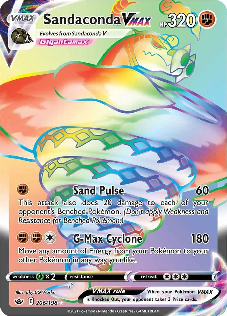 Image for Sandaconda VMAX (Secret) (206/198) (SWSH06) - Pokemon