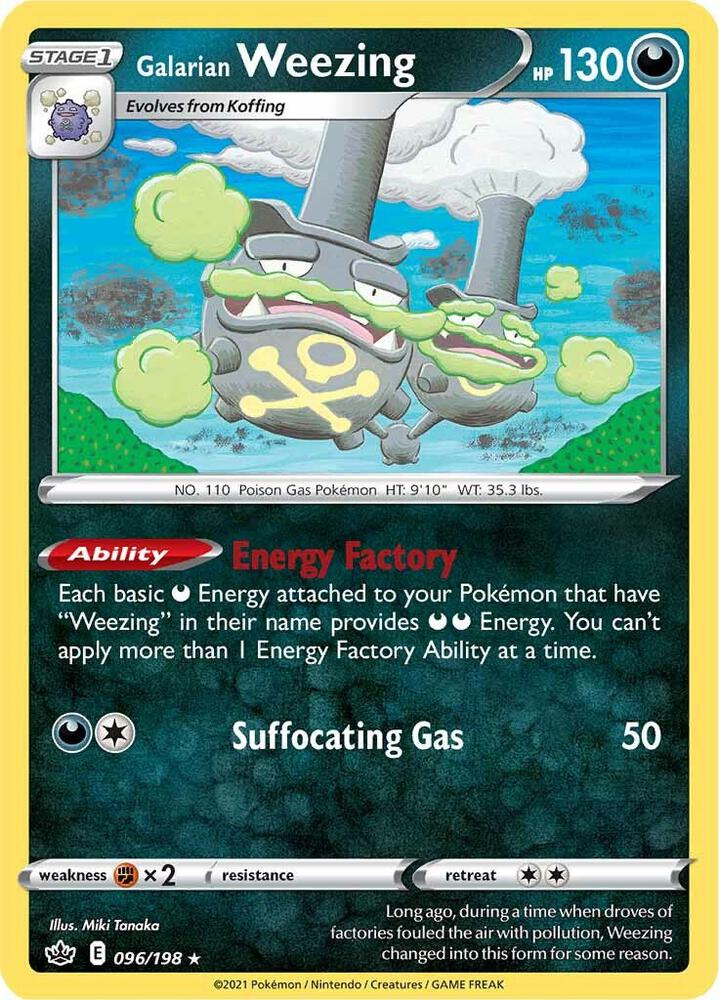 Galarian Weezing (096/198) (SWSH06)