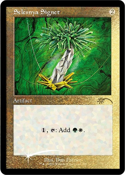 Image for Selesnya Signet (Foil Etched) (290) - Magic: The Gathering