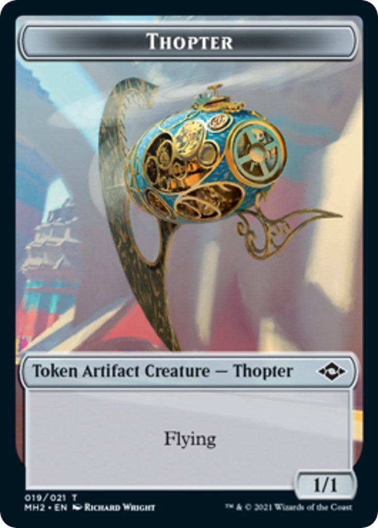 Image for Thopter // Zombie Army Double-Sided Token (19 // 7) - Magic: The Gathering