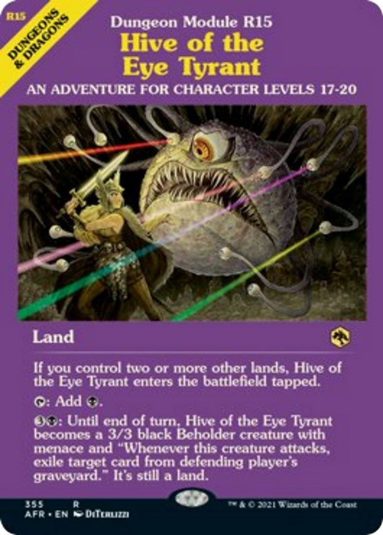 Image for Hive of the Eye Tyrant (Dungeon Module) (355) - Magic: The Gathering