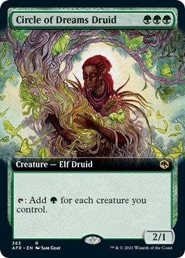 Image for Circle of Dreams Druid (Extended Art) (383) - Magic: The Gathering