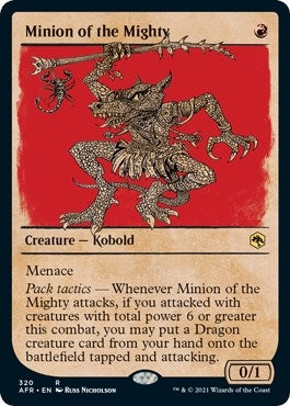 Image for Minion of the Mighty (Showcase) (320) - Magic: The Gathering