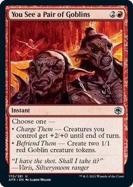 Image for You See a Pair of Goblins (170) - Magic: The Gathering